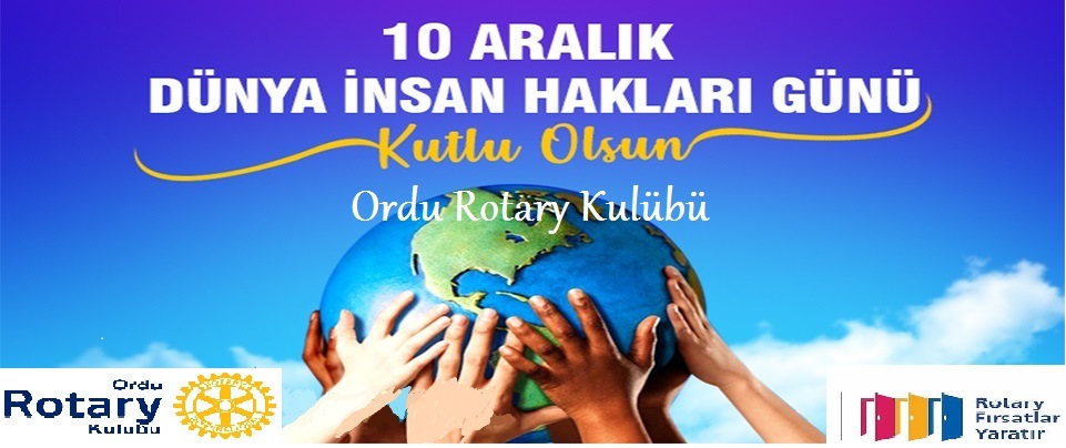 10 Aralık Dünya İnsan Hakları Günü Kutlu olsun..