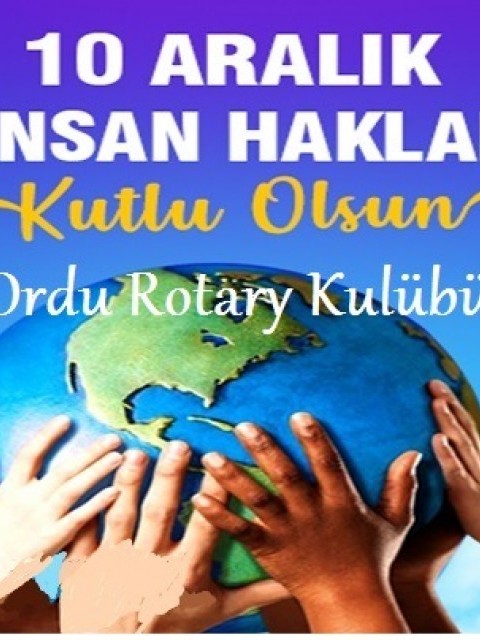 10 Aralık Dünya İnsan Hakları Günü Kutlu olsun..