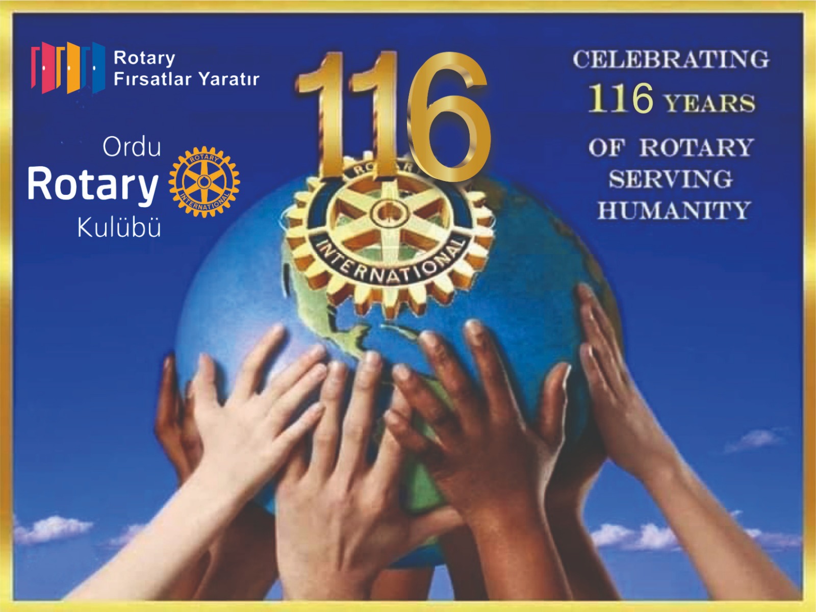 ROTARY KULÜPLERİ KURULUŞUNUN 116. YILI KUTLUYOR