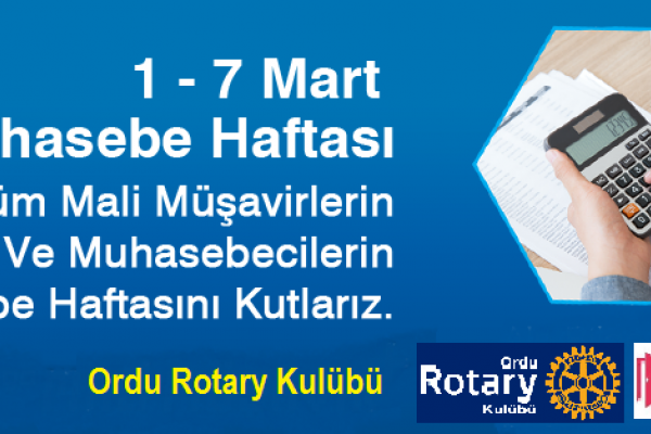 1-7 Mart Muhasebe Haftası Kutlu Olsun