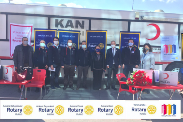 (08.03.2021 ) Bugün Düzenlenen Kan Bağışı etkinliğine Kulüp olarak katılım sağladık.