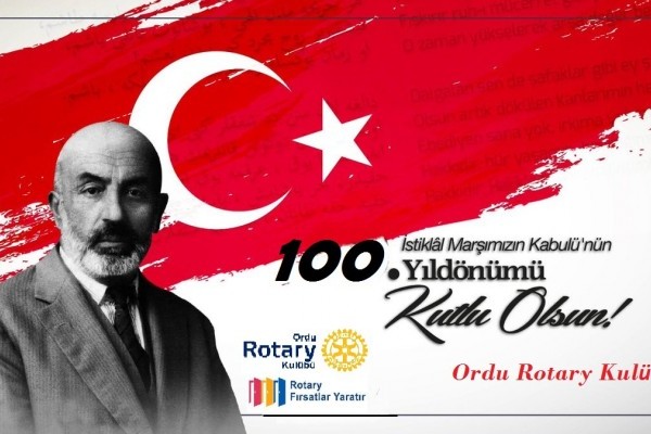 12 Mart İstiklal Marşımızın 100.Yıldönümü Kutlu Olsun.