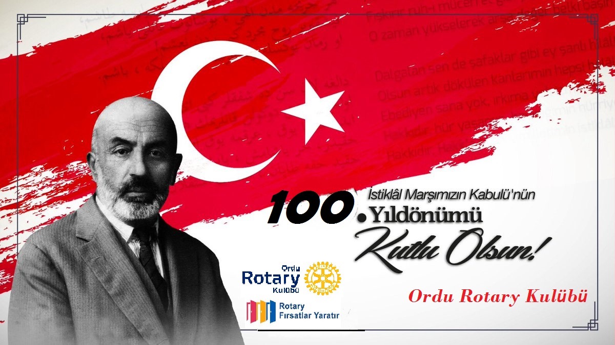 12 Mart İstiklal Marşımızın 100.Yıldönümü Kutlu Olsun.