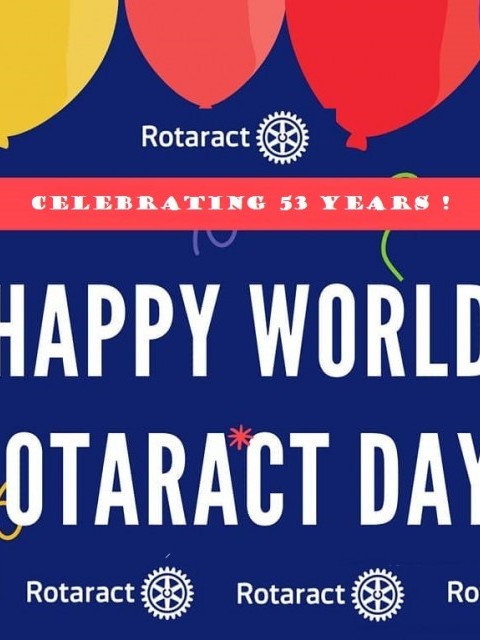 13 Mart “Dünya Rotaract Günü ”dür. Tüm Rotaractlarımızı kutlarız.