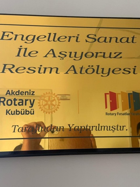 AKDENİZ ROTARY KULÜBÜ / ENGELLERİ SANAT İLE AŞIYORUZ
