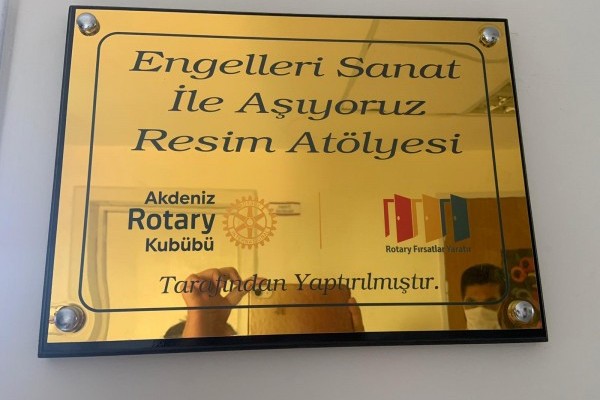 AKDENİZ ROTARY KULÜBÜ / ENGELLERİ SANAT İLE AŞIYORUZ