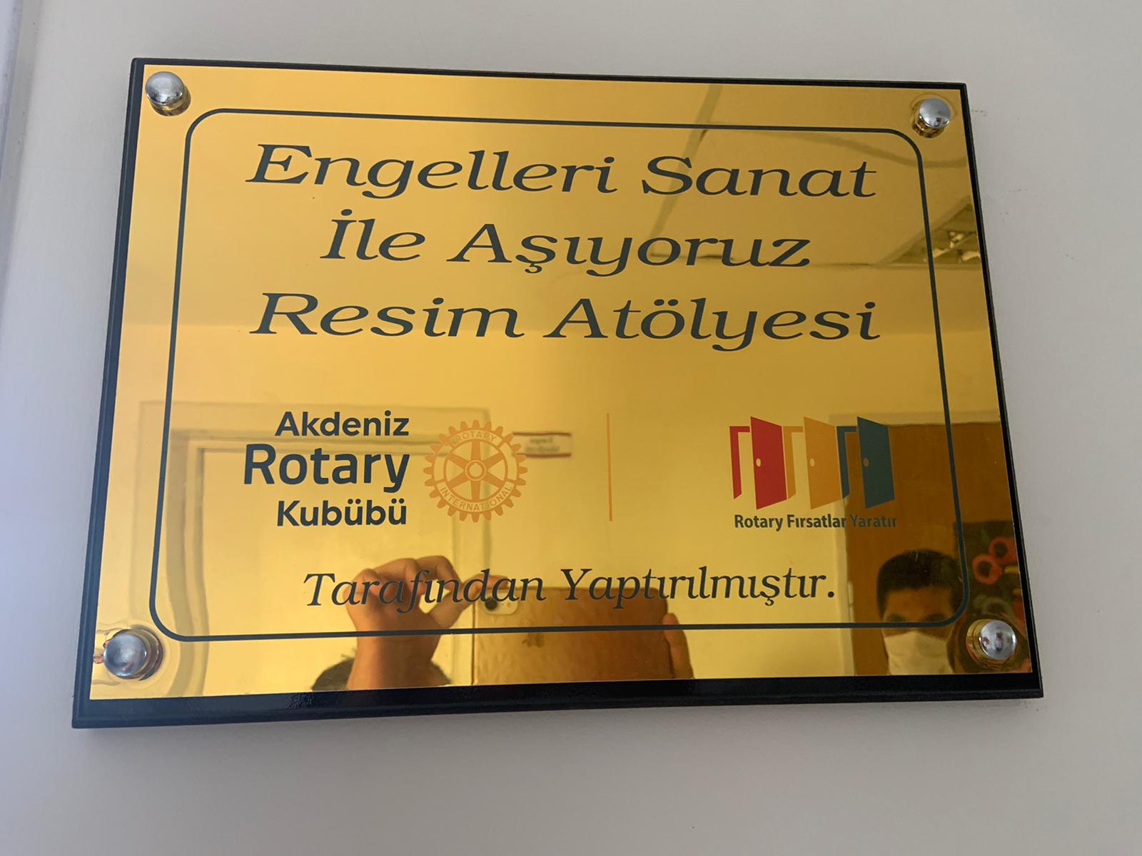 AKDENİZ ROTARY KULÜBÜ / ENGELLERİ SANAT İLE AŞIYORUZ