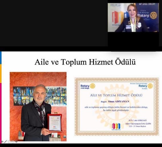 ANK GAZİOSMANPAŞA RK AİLE VE TOPLUM HİZMET ÖDÜL TÖRENİ