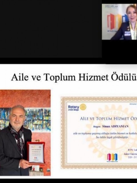 ANK GAZİOSMANPAŞA RK AİLE VE TOPLUM HİZMET ÖDÜL TÖRENİ