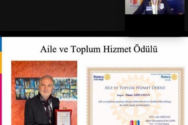 ANK GAZİOSMANPAŞA RK AİLE VE TOPLUM HİZMET ÖDÜL TÖRENİ