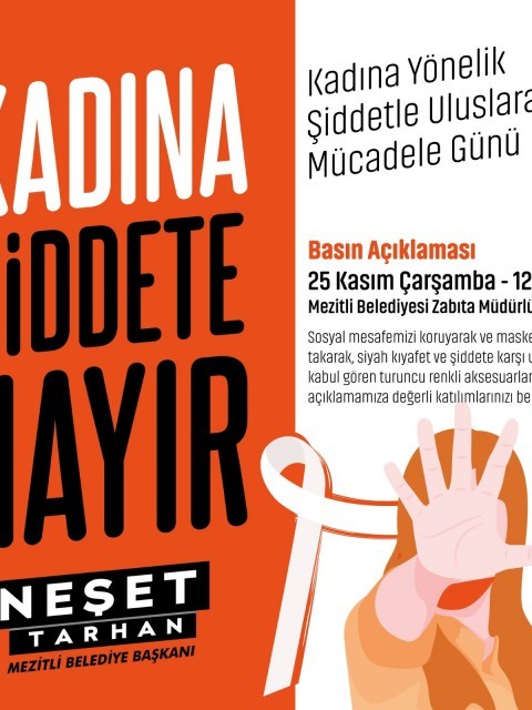 MERSİN ROTARY KULÜBÜ - KADINA ŞİDDETE HAYIR 25.11.2020