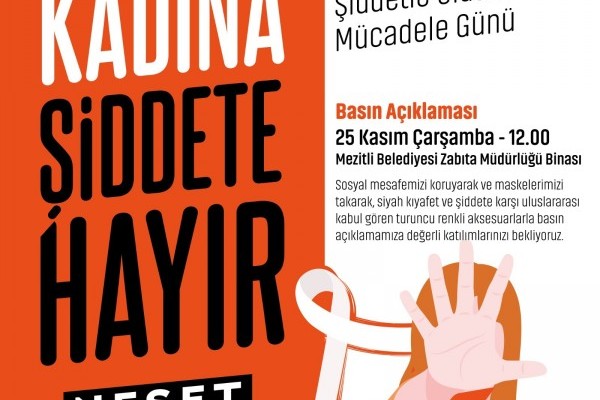 MERSİN ROTARY KULÜBÜ - KADINA ŞİDDETE HAYIR 25.11.2020