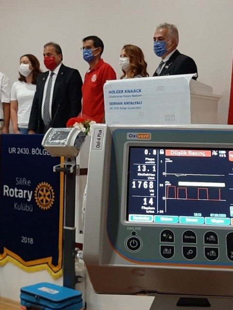 MERSİN ROTARY KULÜBÜ VENTİLATÖR BAĞIŞI 08.09.2020