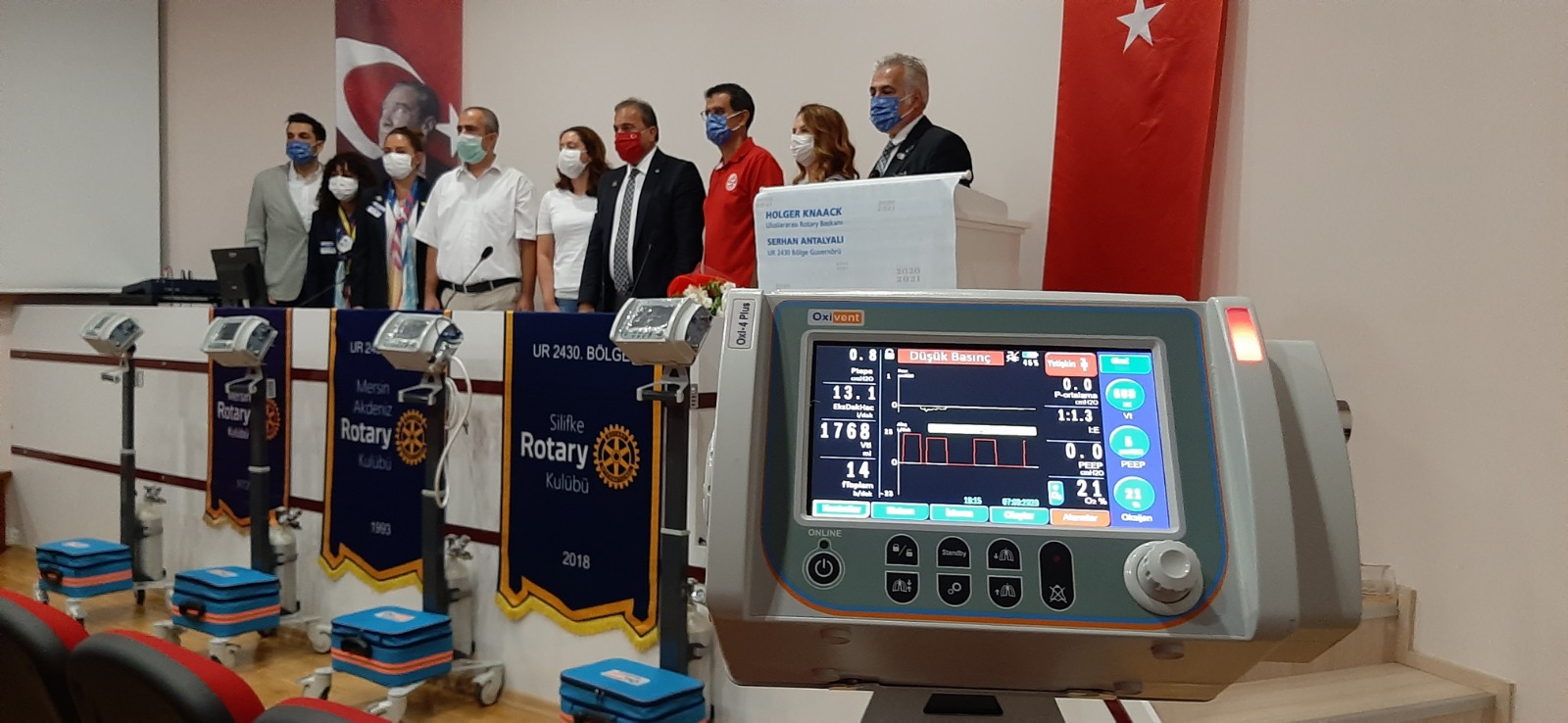 MERSİN ROTARY KULÜBÜ VENTİLATÖR BAĞIŞI 08.09.2020