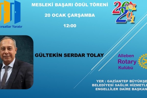 Alleben RK Meslek Başarı Ödülü