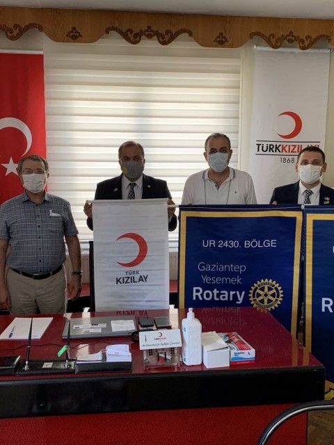 YESEMEK ROTARY KULÜBÜ KIZILAY BAŞKANI ZİYARETİ