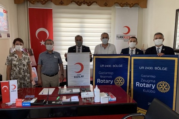 YESEMEK ROTARY KULÜBÜ KIZILAY BAŞKANI ZİYARETİ