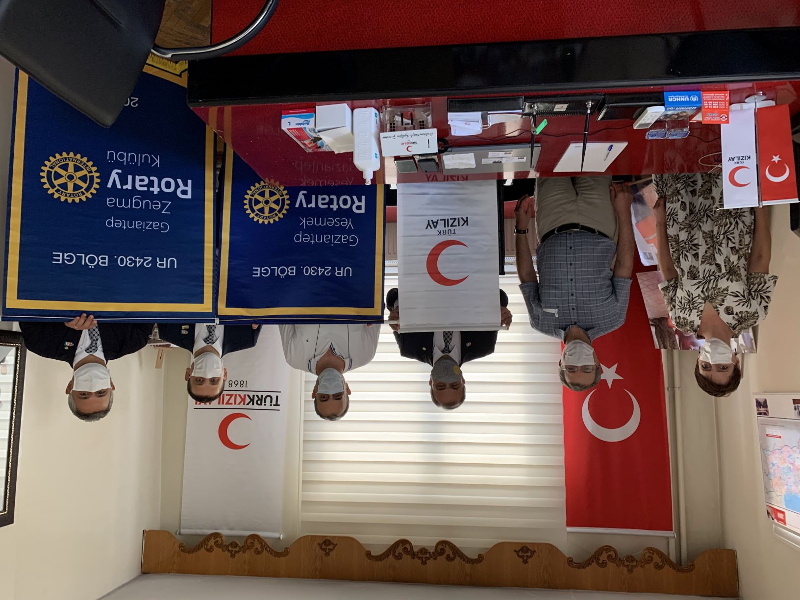 YESEMEK ROTARY KULÜBÜ KIZILAY BAŞKANI ZİYARETİ