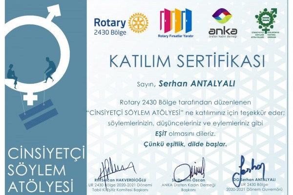 CİNSİYETÇİ SÖYLEM ATÖLYESİ - 19 MAYIS ROTARY