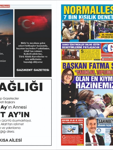 Bitli'te şehiyt olan askerlerimiz için taziye mesajı