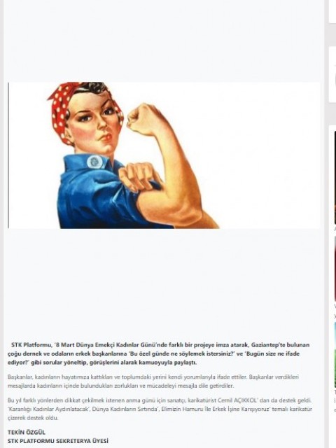 Alleben RK 8 Mart Dünya Kadınlar Günü