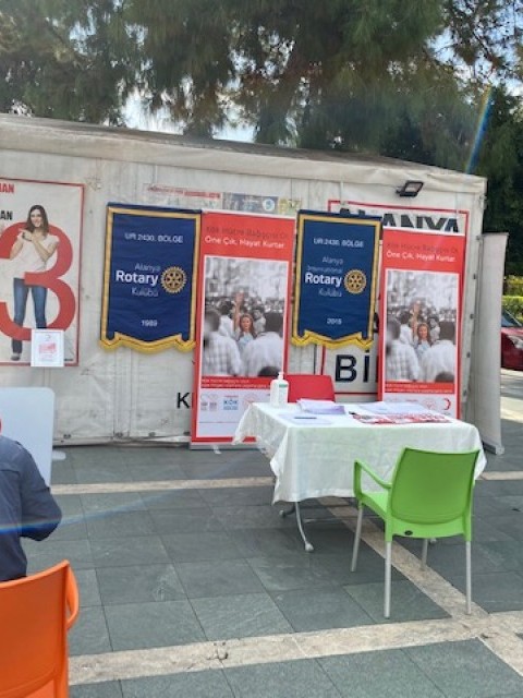 Alanya Rotary’den kan ve kök hücre bağışı
