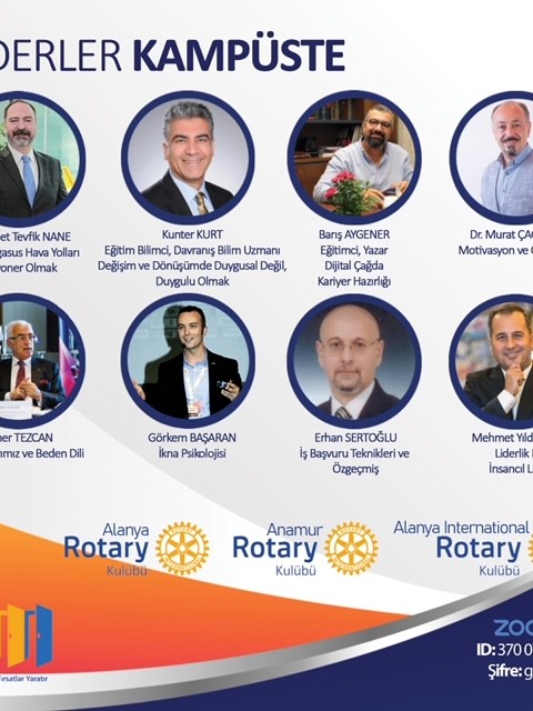 Alanya Rotary LİDERLER KAMPÜSTE Programı
