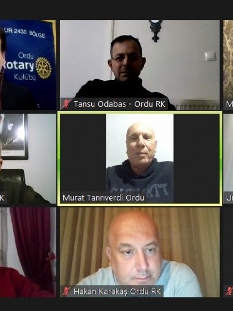 Ordu Rotary Kulübü 1835.Toplantısı yaptı. 