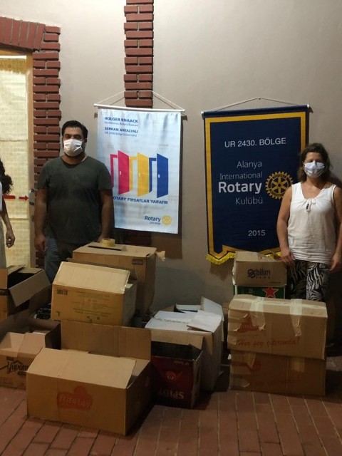 Alanya International Rotary Kulübü'nden Atma Bağışla Kampanyasına Destek