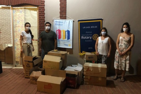 Alanya International Rotary Kulübü'nden Atma Bağışla Kampanyasına Destek