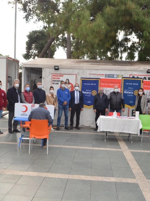Alanya International Rotary Kulübü'nden Kızılaya Destek - Kök Hücre Farkındalık