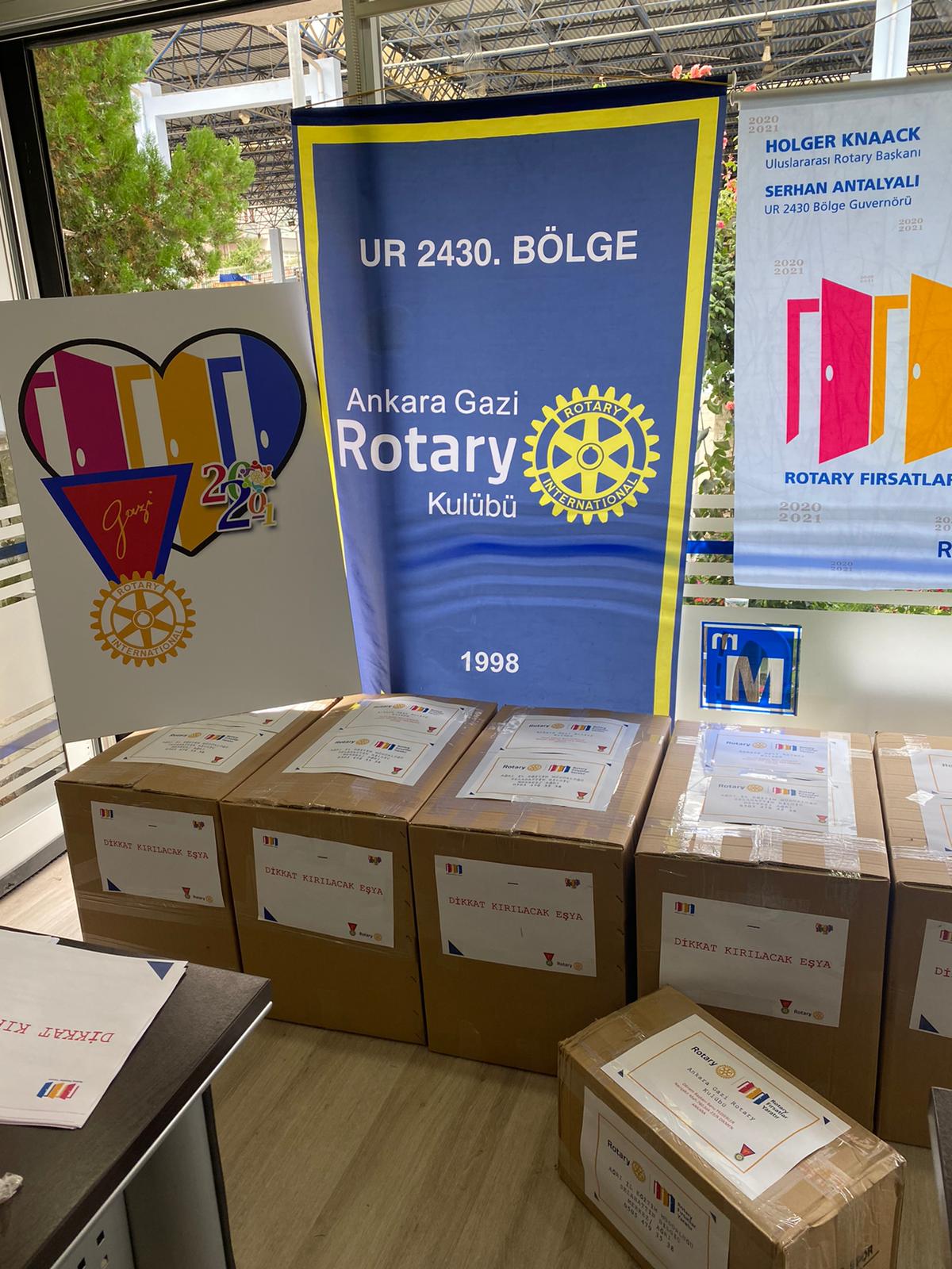 ANKARA GAZİ ROTARY KULÜBÜ - AĞRI EBA PROJESİ 