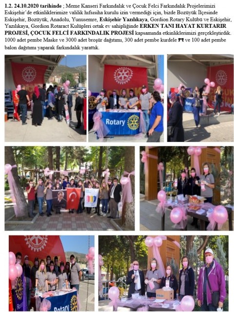 Yazılıkaya Rotary Kulübü/Erken Tanı Hayat Kurtarır-Çocuk Felcine Son