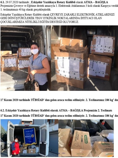 Yazılıkaya Rotary Kulübü/Atma-Bağışla