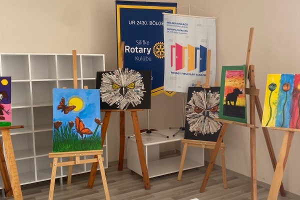 SİLİFKE ROTARY KULÜBÜ ENGELLERİ SANAT İLE AŞIYORUZ