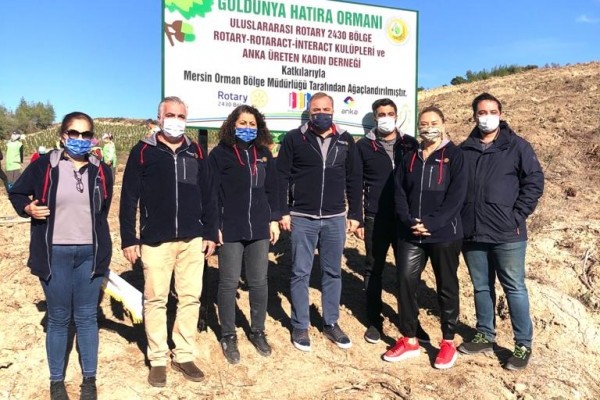 SİLİFKE ROTARY  KULÜBÜ KADINA ŞİDDETE HAYIR ETKİNLİĞİ ve GÜLDÜNYA HATIRA ORMANI AÇILIŞI