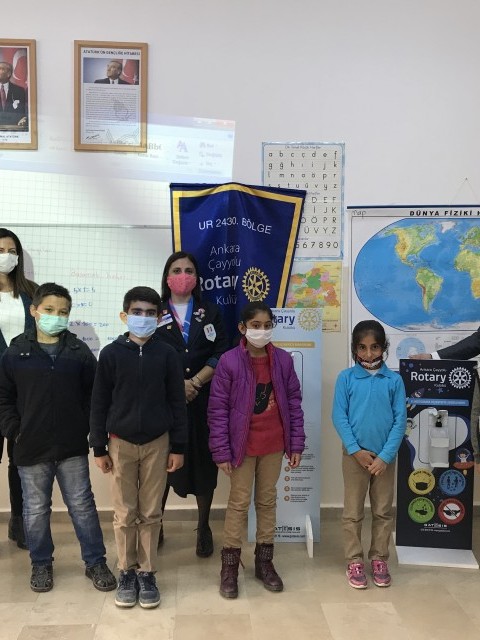 ANKARA ÇAYYOLU ROTARY KULÜBÜ ELMADAĞ ŞEHİT MİRAÇ YILDIRIM İLK VE ORTA OKULU BAĞIŞLARIMIZ