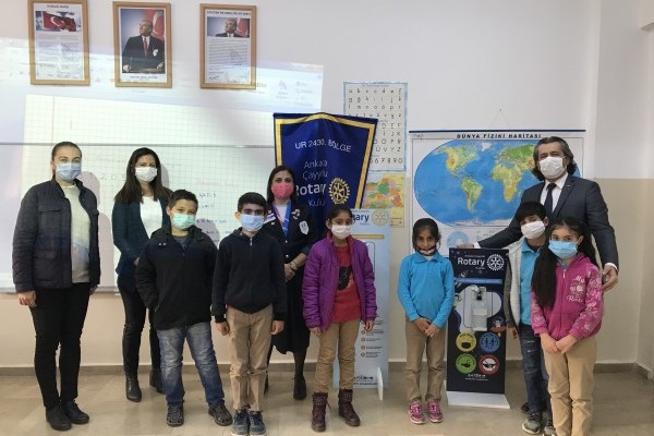 ANKARA ÇAYYOLU ROTARY KULÜBÜ ELMADAĞ ŞEHİT MİRAÇ YILDIRIM İLK VE ORTA OKULU BAĞIŞLARIMIZ