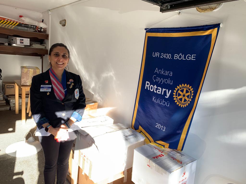 ANKARA ÇAYYOLU ROTARY KULÜBÜ ATMA BAĞIŞLA PROJESİ KAPSAMINDA TEKNO ATIK BAĞIŞI