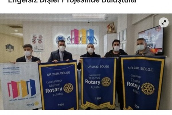 Zeugma Rotary Kulübü Engelsiz Dişler Tedavi Aşaması
