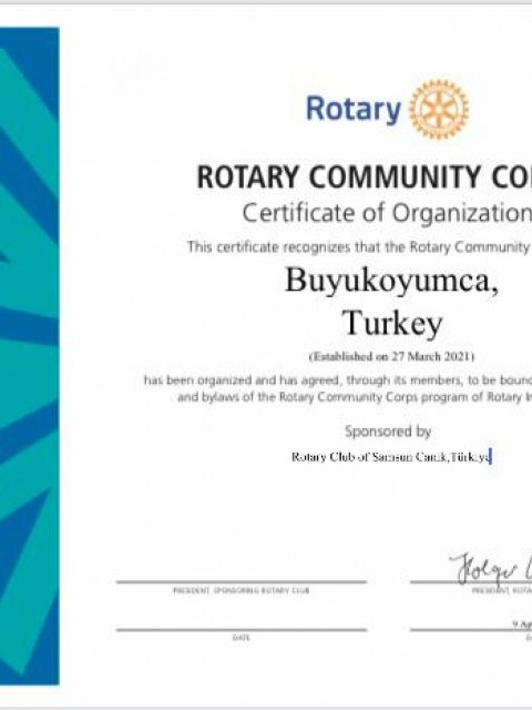 Samsun Canik Rotary Kulübü-Büyükoyumca Toplum Birliği