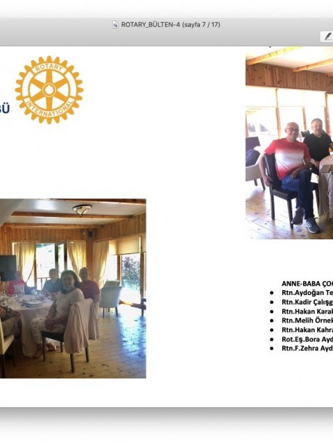 Bolu Rotary Kulübü Anne-Baba-Çocuk Kampı Hazırlık Çalışmaları 25/07/2020