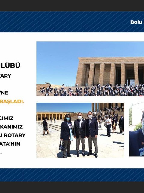 Bolu Rotary Kulübü ANITKABİR ZİYARETİ 02/07/2020