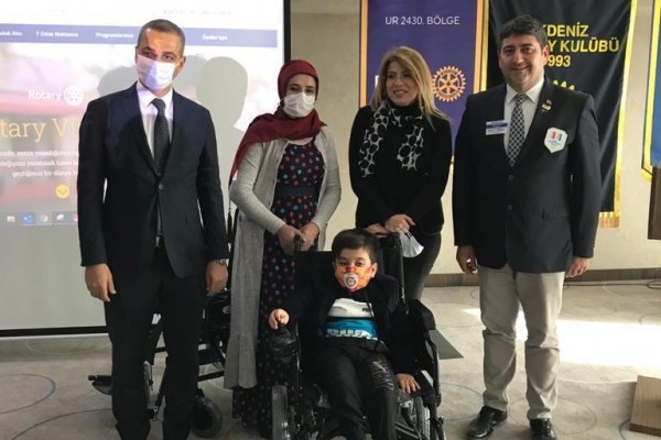 Akülü Sandalye Dağıtım töreni Anatolia Rotary E-Kulübü