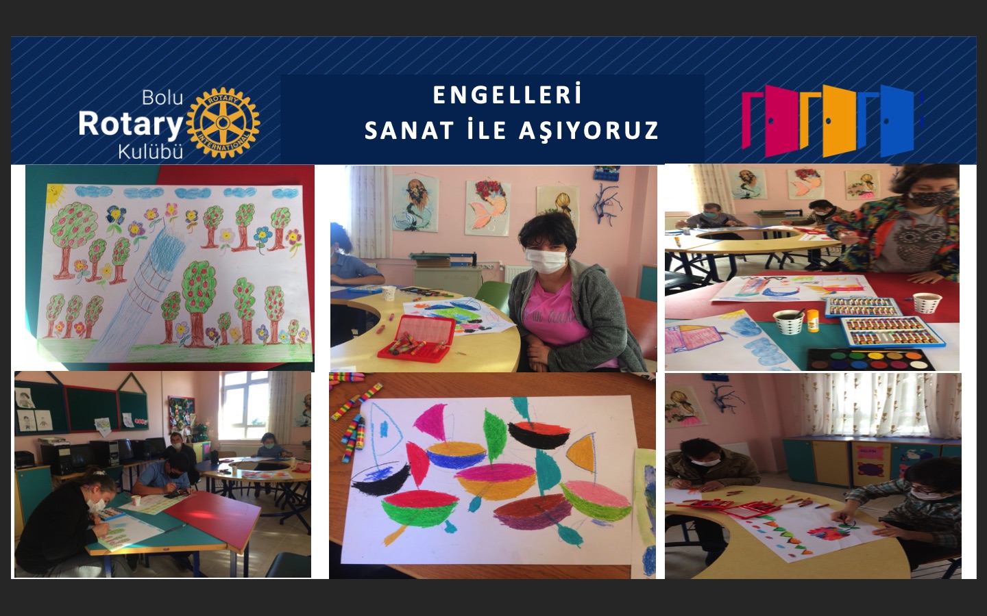 Bolu Rotary Kulübü Engelleri Sanat İle Aşıyoruz Projesi 17/10/2020