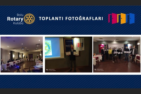Bolu Rotary Kulübü Sertifika Töreni 02/11/2020