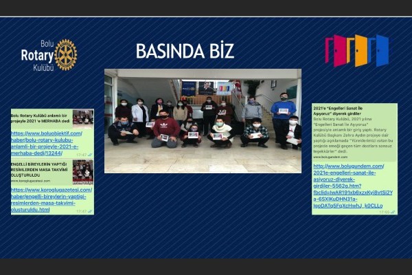 Bolu Rotary Kulübü TAKVİM ÇALIŞMASI