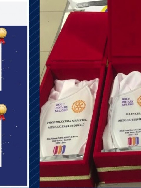 Bolu Rotary Kulübü  Meslek Ödülleri 20/01/2021