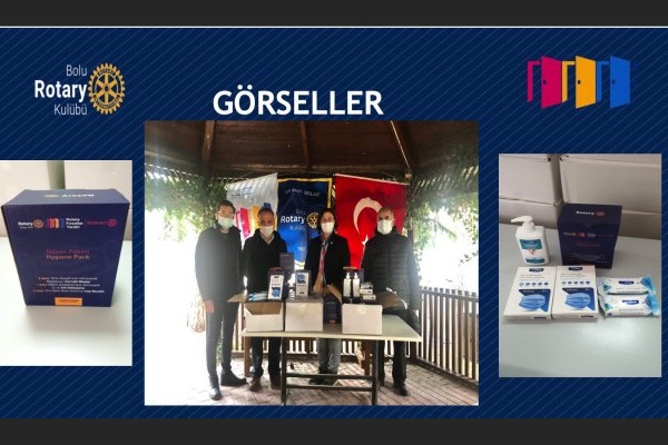 Bolu Rotary Kulübü  HİJYEN PAKETLERİ 15/02/2021
