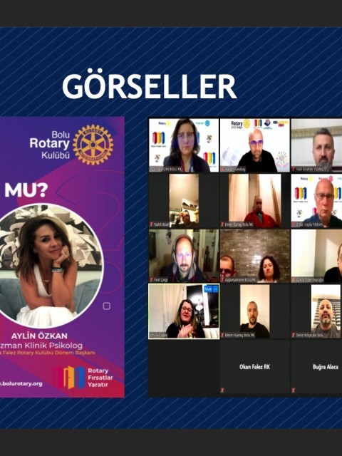 Bolu Rotary Kulübü  '' TERCİH Mİ ? ZORUNLULUK MU ? '' 12/04/2021